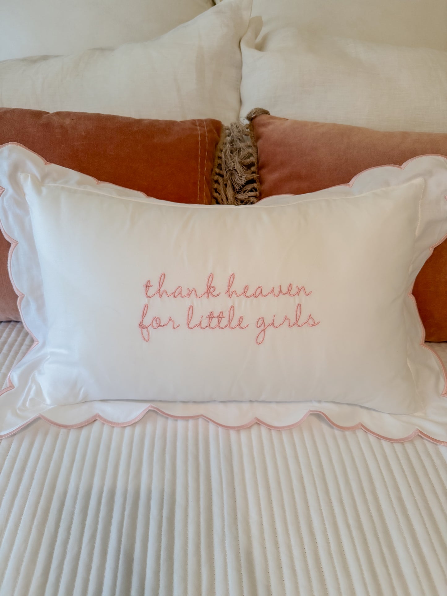 Thank Heaven for Little Girls Pillow