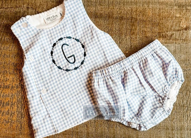 Gingham Two Piece Set