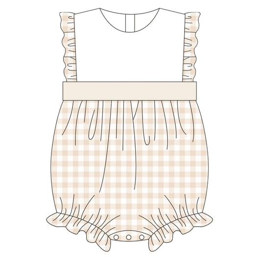 Gingham Knit Bubble