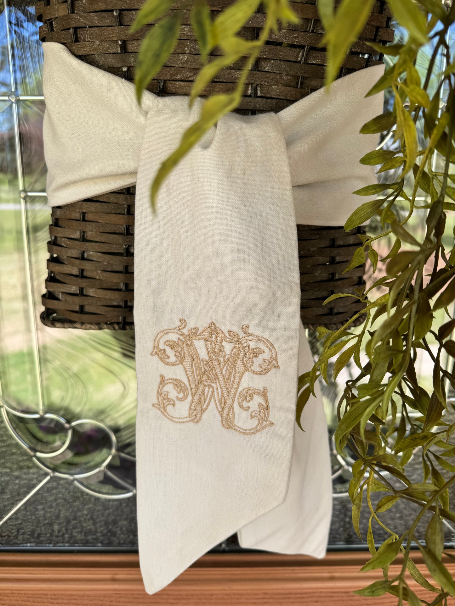 White Cotton Sash