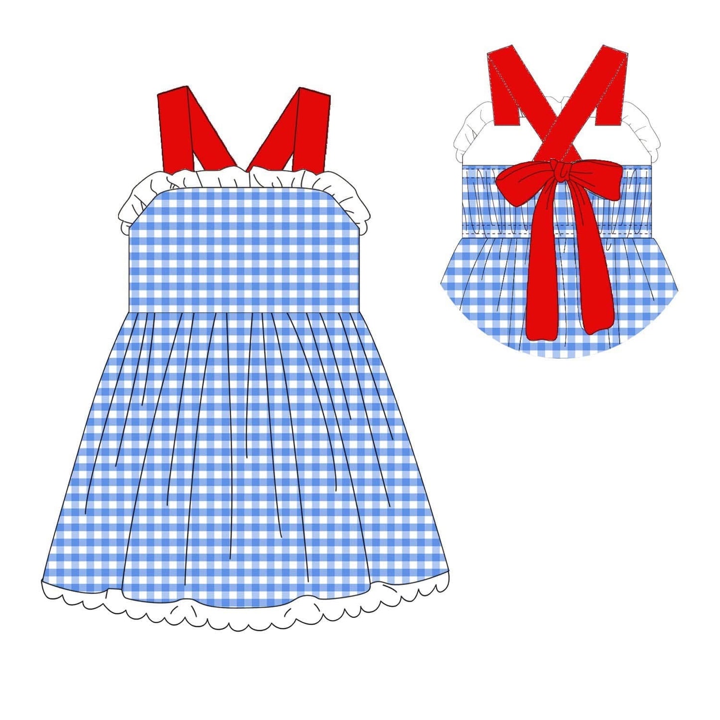 Patriotic Woven Dress