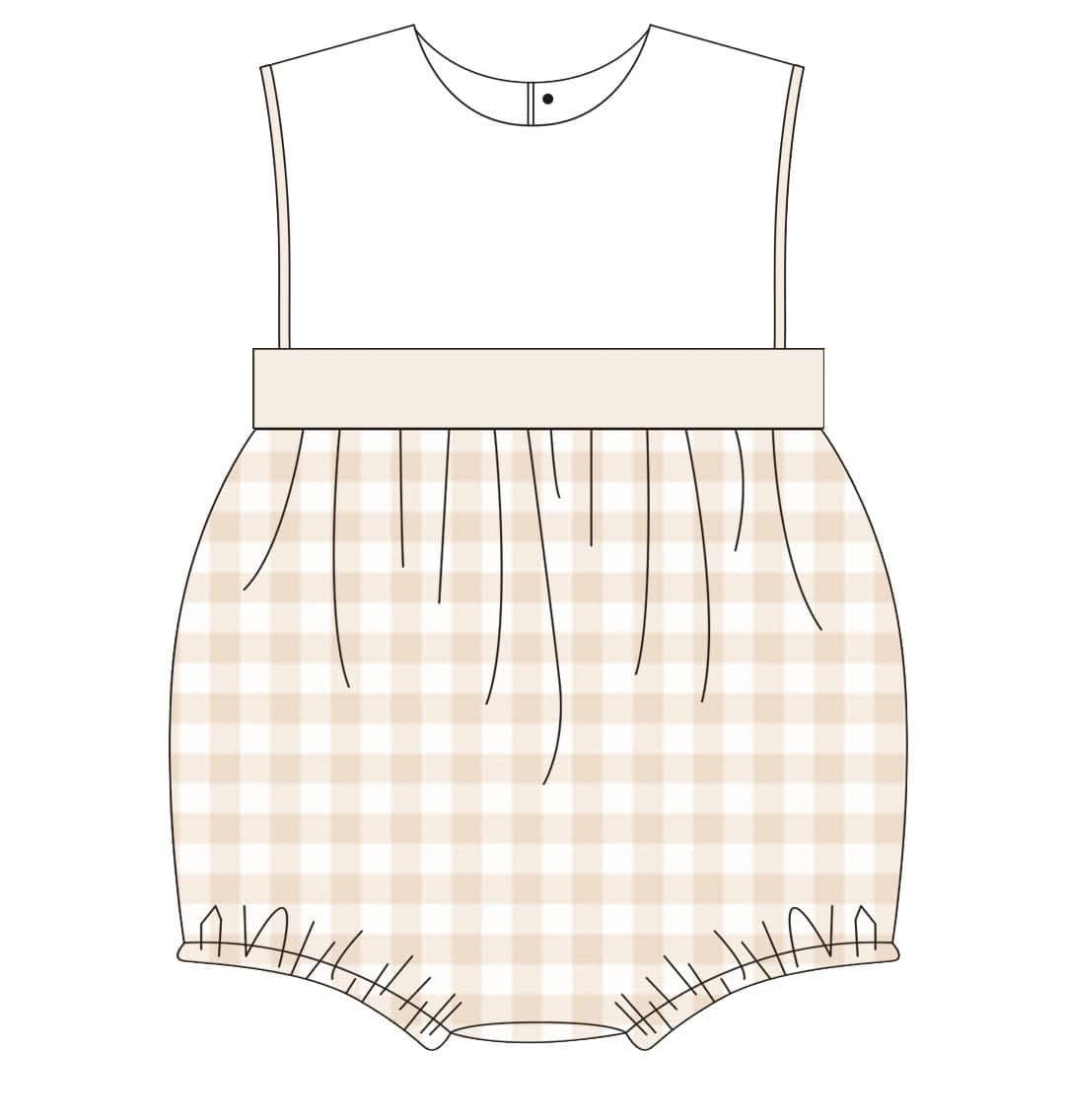 Gingham Knit Bubble