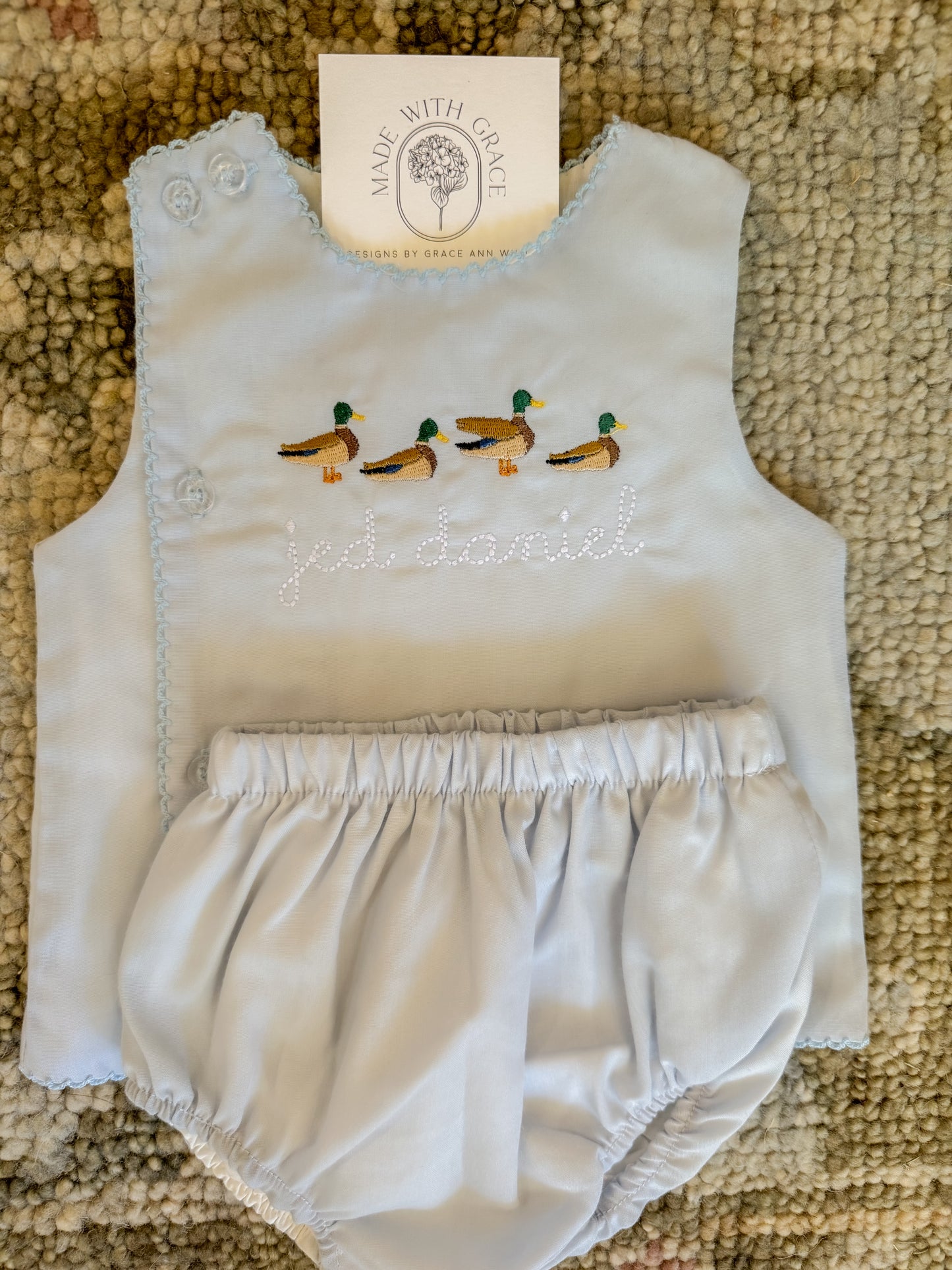 2 piece diaper set