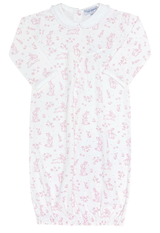 Pink Bunny Toile Converter Gown