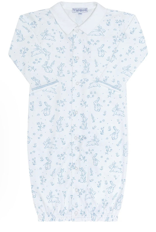 Blue Bunny Toile Converter Gown