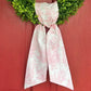 Spring Toile Wreath Sash