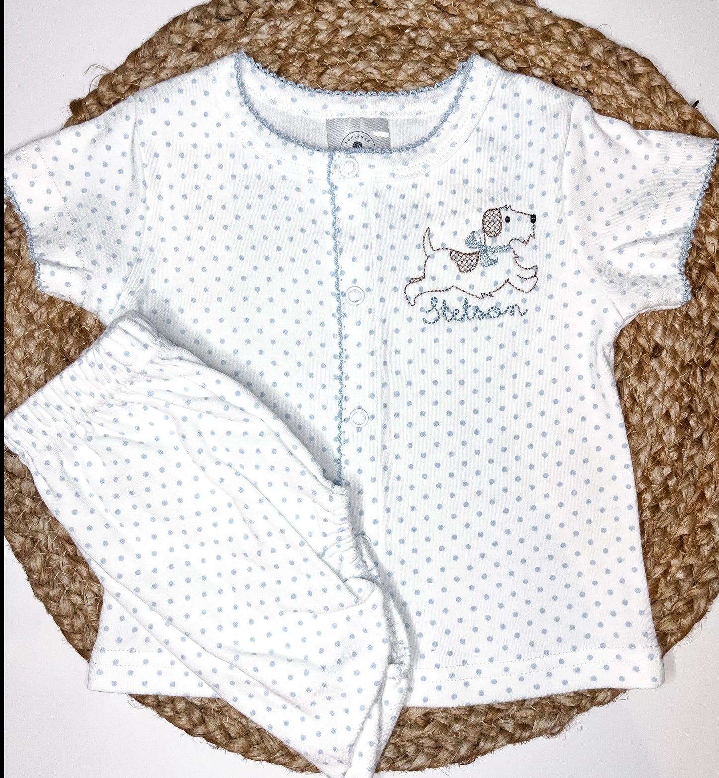 Bitty Dot Diaper Set