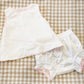 Pink Trim Swing Back Diaper Set